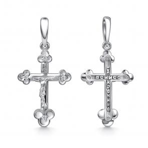 Серебряная подвеска GRIGORIEV с фианитом Г10-01-0033 (с) фото